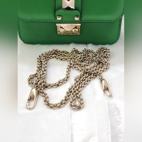 Valentino Garavani Studded Leather Chain Handbag Mini - Picture 8 of 12